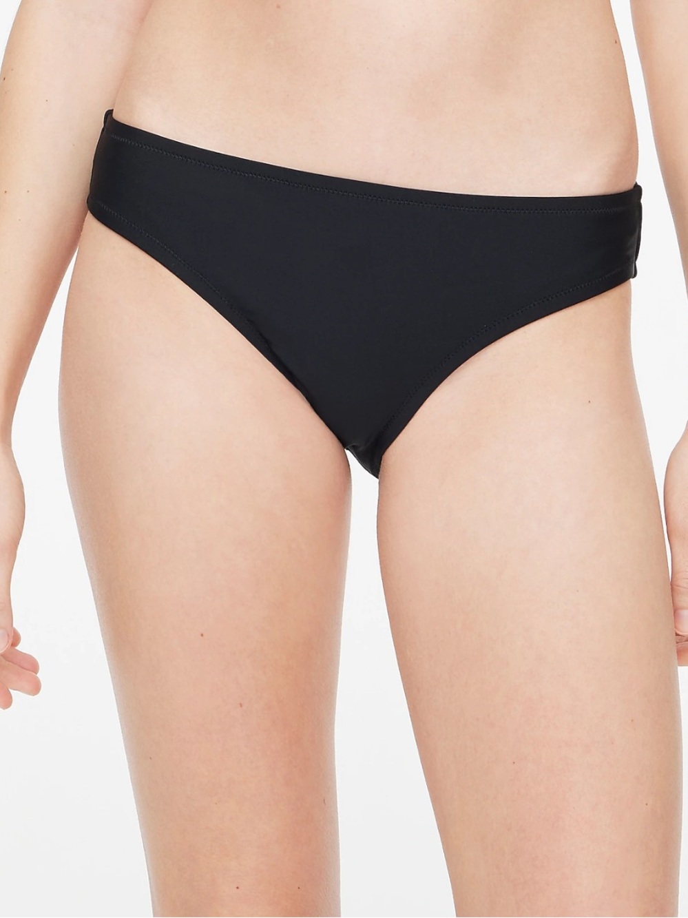 J. CREW Plus Size Classic Black Women's Swim Bikini Bottom 3X